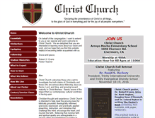 Tablet Screenshot of christchurch-trivalley.org